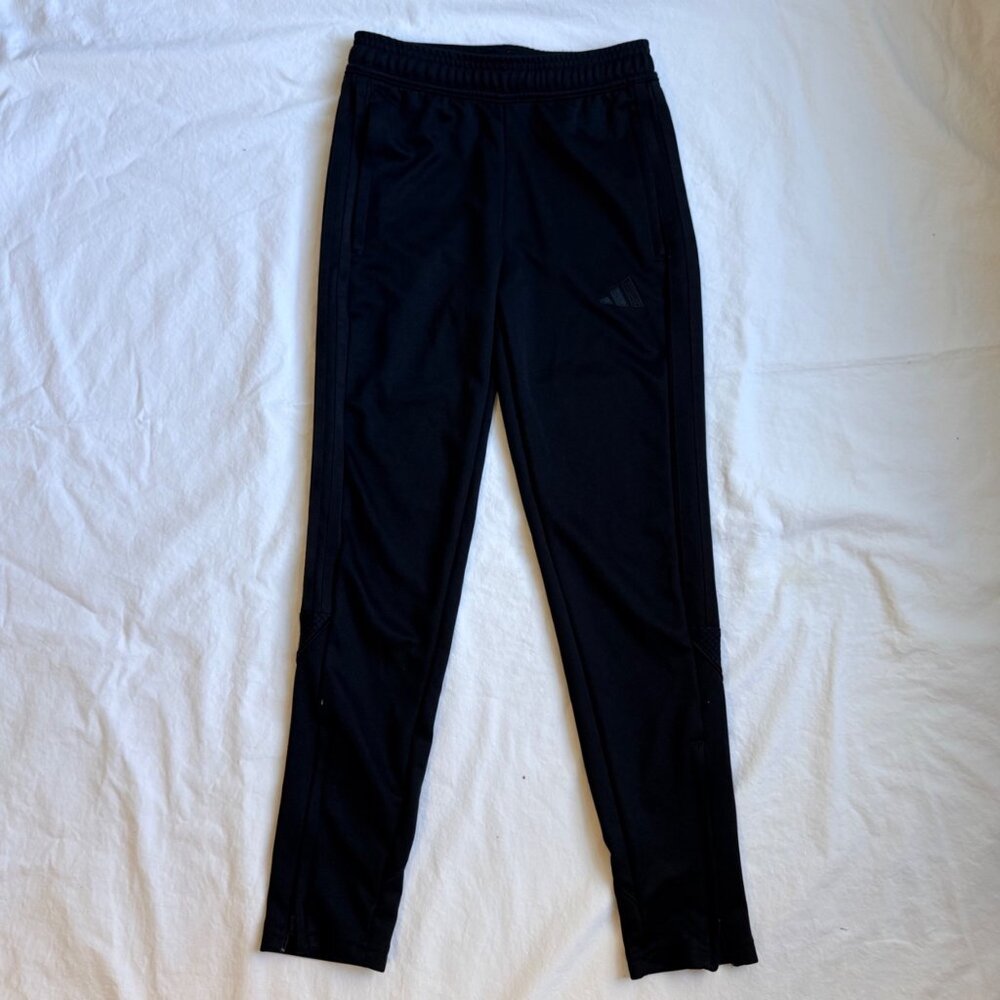 Adidas Youth Black Tiro Training Track Pants Boys Size Medium 11-12Y